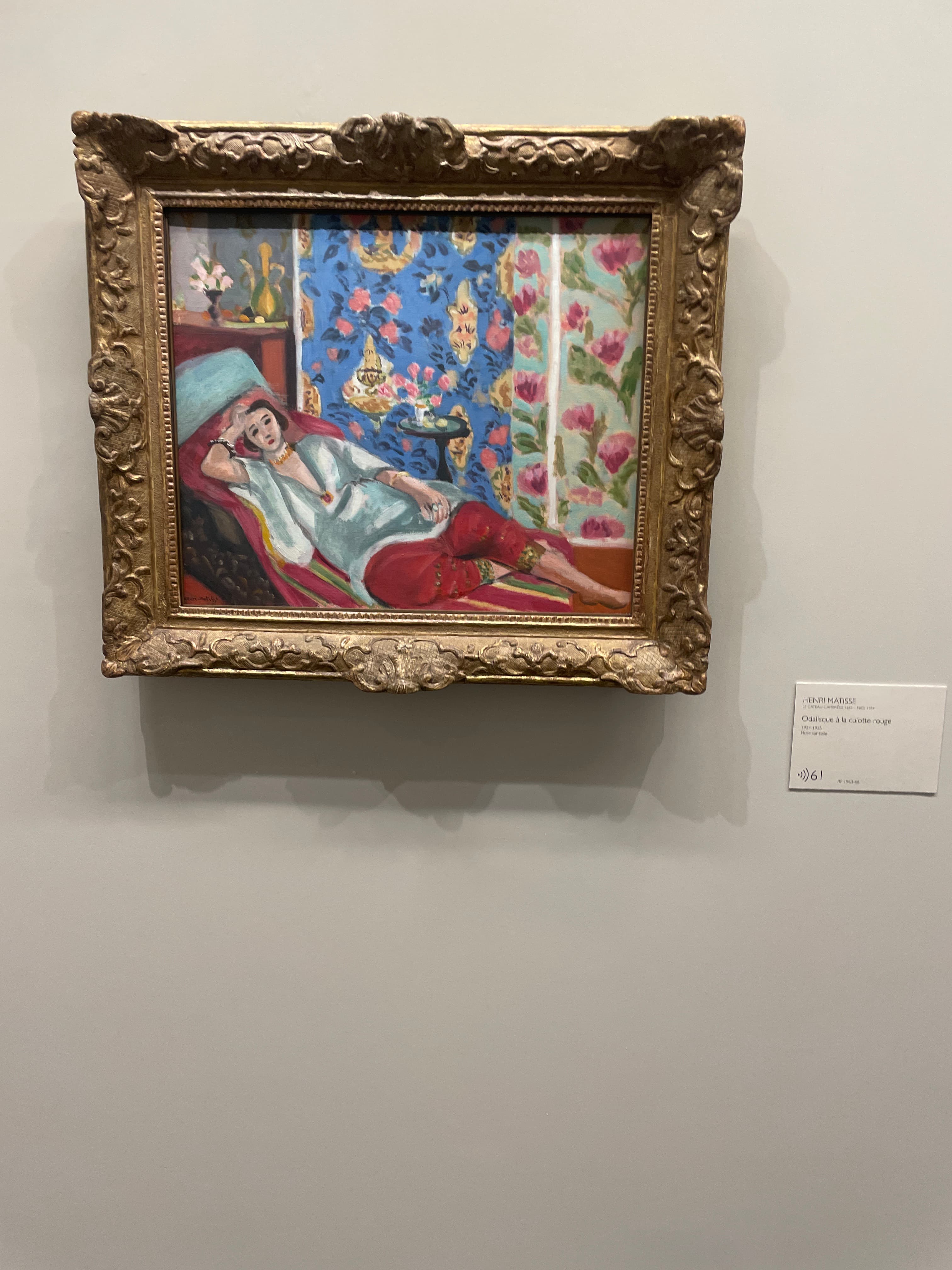 Matisse’s Odalisque