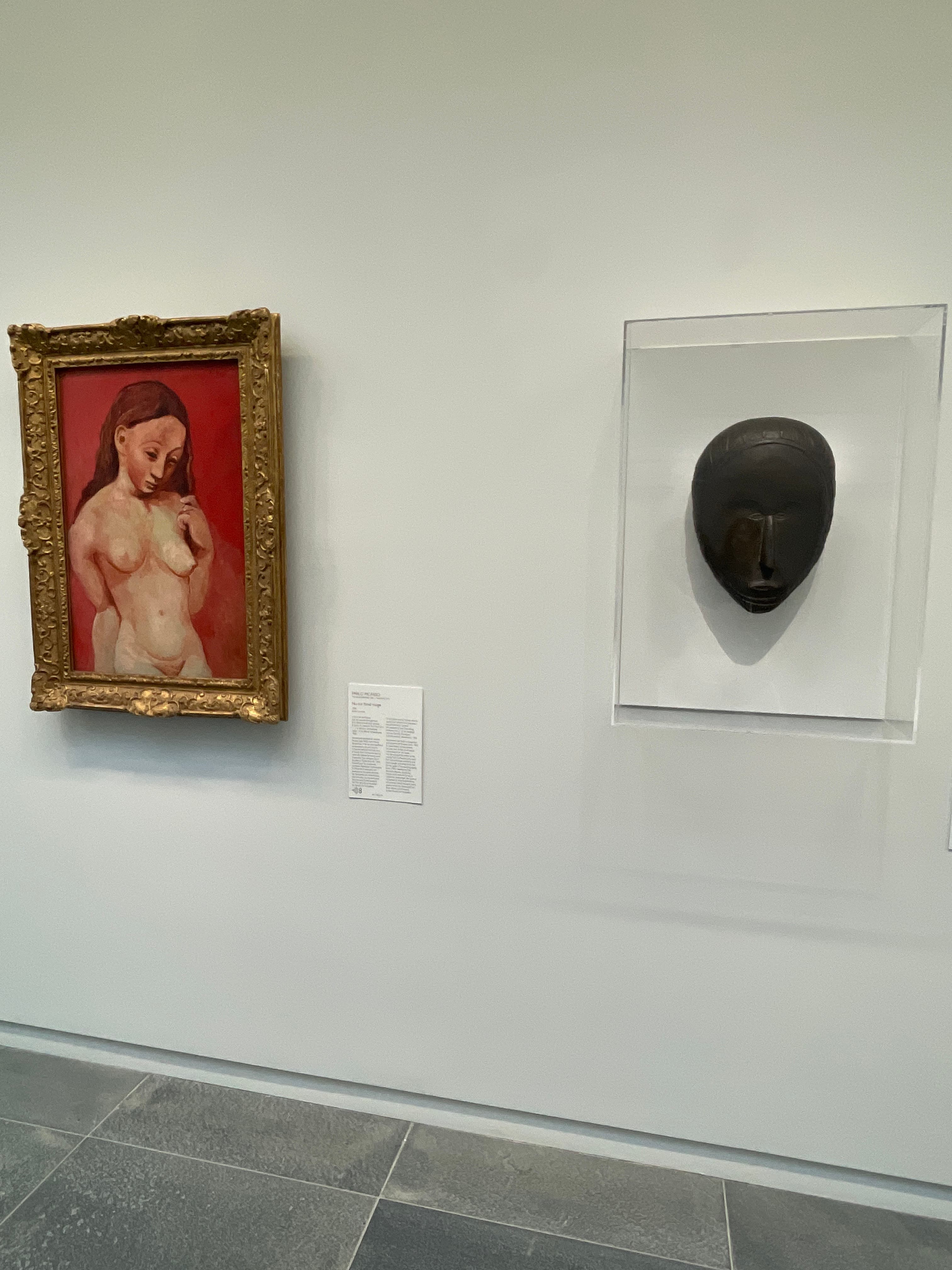 Picasso’s Nude on a Red Background