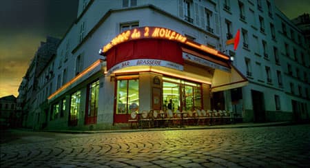 Café des Deux Moulins as featured in Amélie